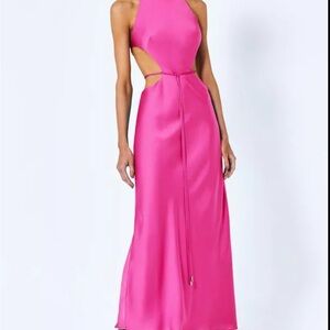 Alexis Lune Dress in Magenta - Size Small